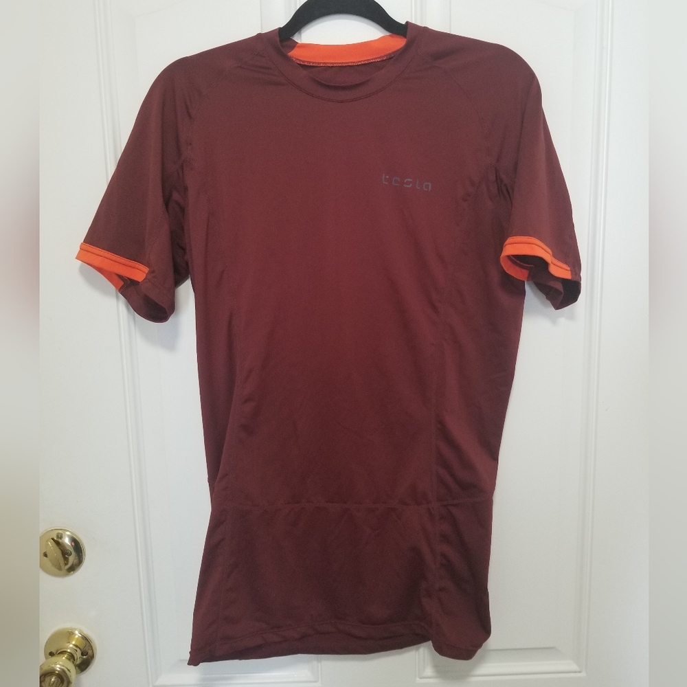Tesla Athletic Compression Shirt Adult Size XL Fitted Stretch. 